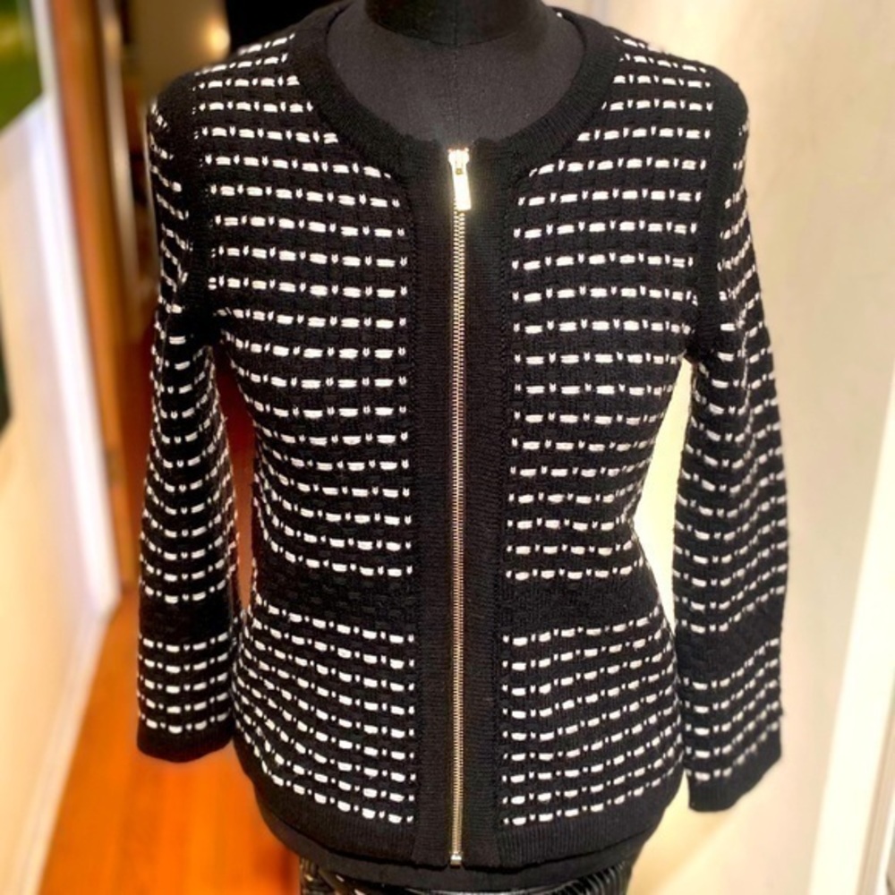 Banana Republic Black and White Blazer